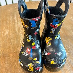 CROCS Kids Black Character Rain Boots